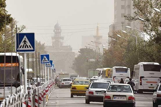 خبرنگاران هوای کلانشهر مشهد در آستانه شرایط هشدار است